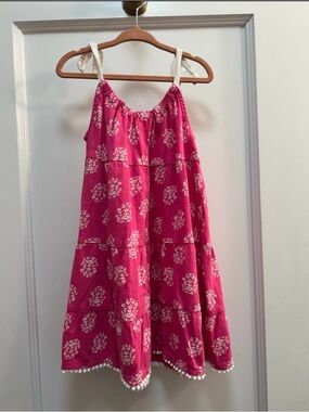 Mini Boden Pink Flower Dress